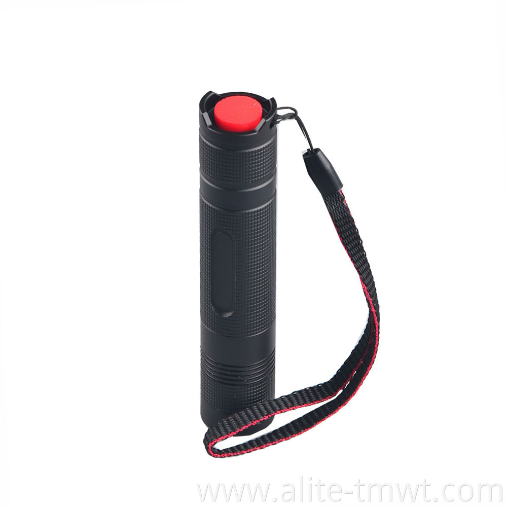 Wholesale 5W Power 365 nm UV LED Flashlight Portable Money Checking Marker UV Light With Black Filter